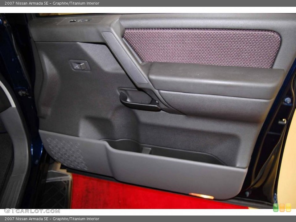 Graphite/Titanium Interior Door Panel for the 2007 Nissan Armada SE #39285875