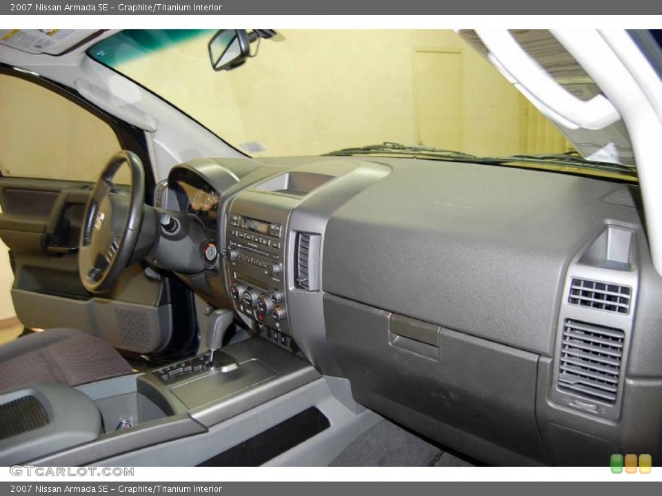 Graphite/Titanium Interior Dashboard for the 2007 Nissan Armada SE #39285907
