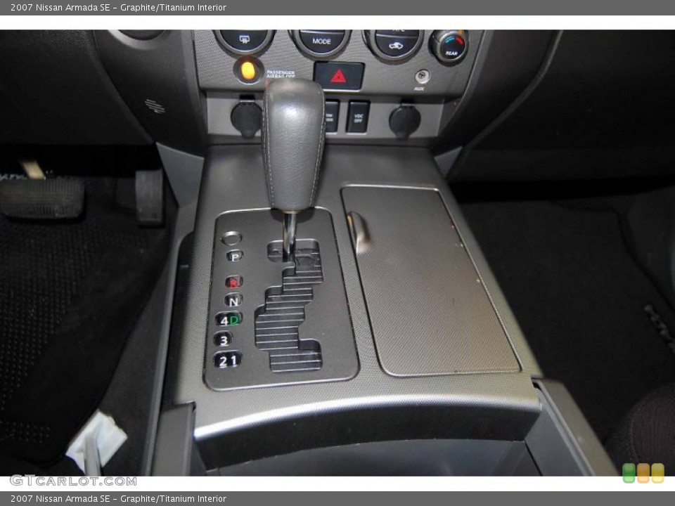 Graphite/Titanium Interior Transmission for the 2007 Nissan Armada SE #39285919