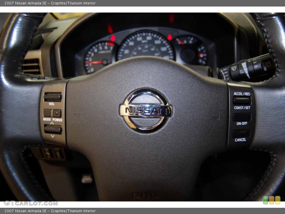 Graphite/Titanium Interior Controls for the 2007 Nissan Armada SE #39285955