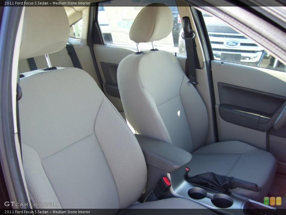 Medium Stone Interior Door Panel for the 2011 Ford Focus S Sedan #39286079