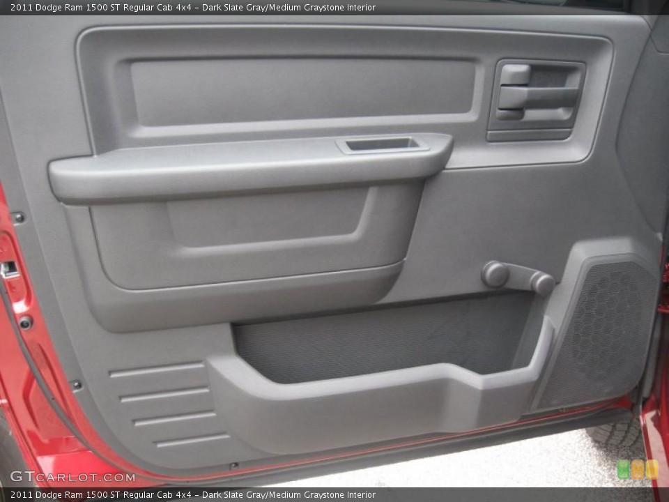 Dark Slate Gray/Medium Graystone Interior Door Panel for the 2011 Dodge Ram 1500 ST Regular Cab 4x4 #39286091
