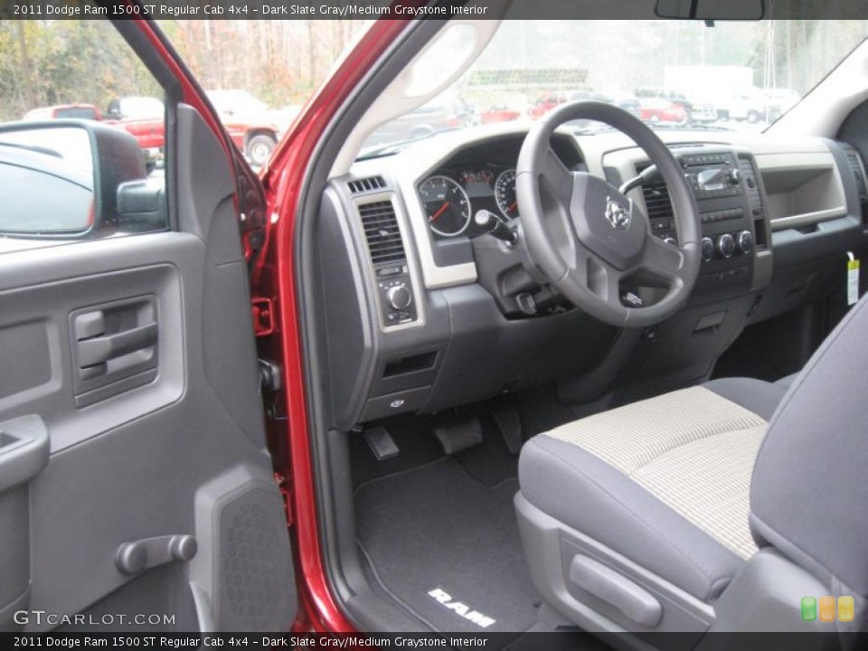 Dark Slate Gray/Medium Graystone Interior Photo for the 2011 Dodge Ram 1500 ST Regular Cab 4x4 #39286107