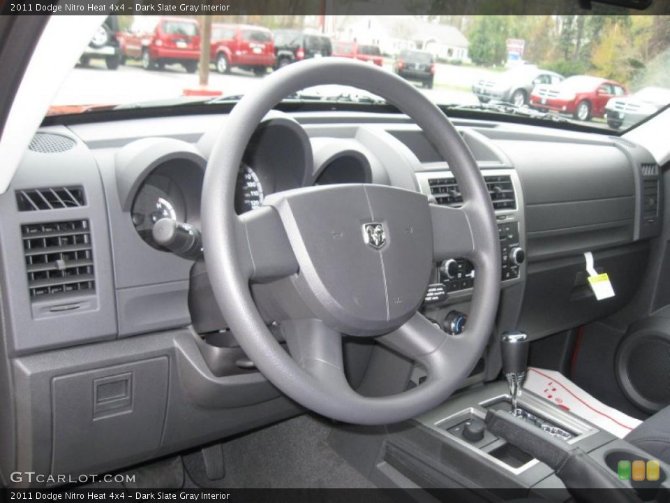 Dark Slate Gray Interior Dashboard for the 2011 Dodge Nitro Heat 4x4 #39286323