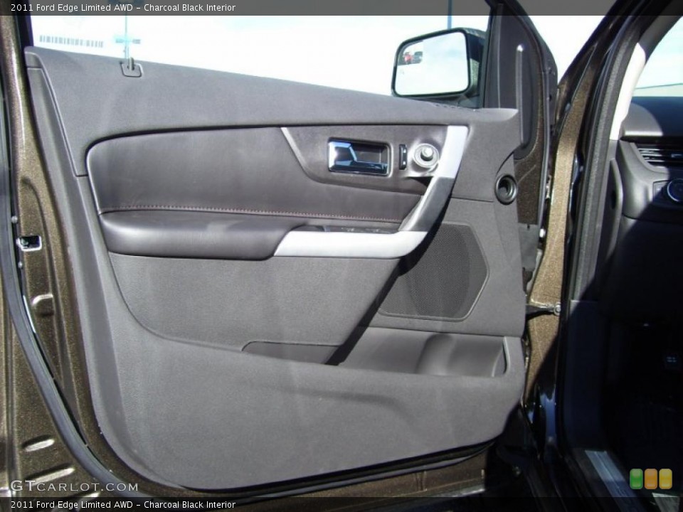 Charcoal Black Interior Door Panel for the 2011 Ford Edge Limited AWD #39286407