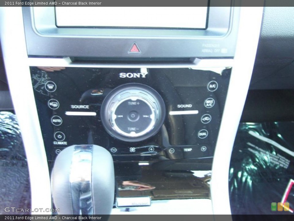 Charcoal Black Interior Controls for the 2011 Ford Edge Limited AWD #39286635