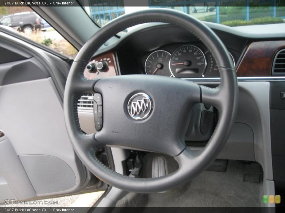 Gray Interior Steering Wheel for the 2007 Buick LaCrosse CXL #39286691