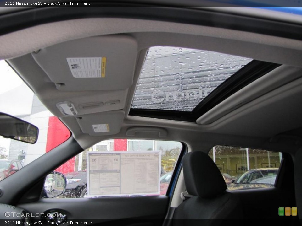 Black/Silver Trim Interior Sunroof for the 2011 Nissan Juke SV #39288543