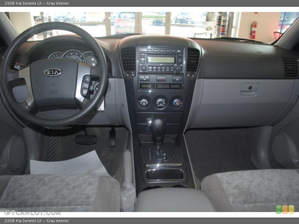 Gray Interior Dashboard for the 2008 Kia Sorento LX #39288595