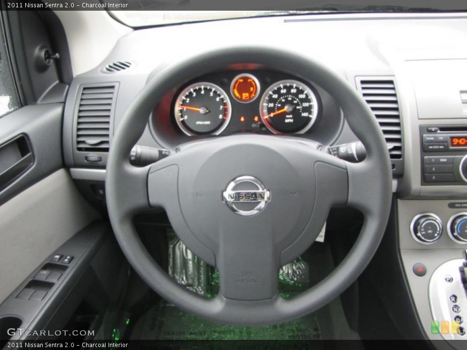 Charcoal Interior Steering Wheel for the 2011 Nissan Sentra 2.0 #39288811