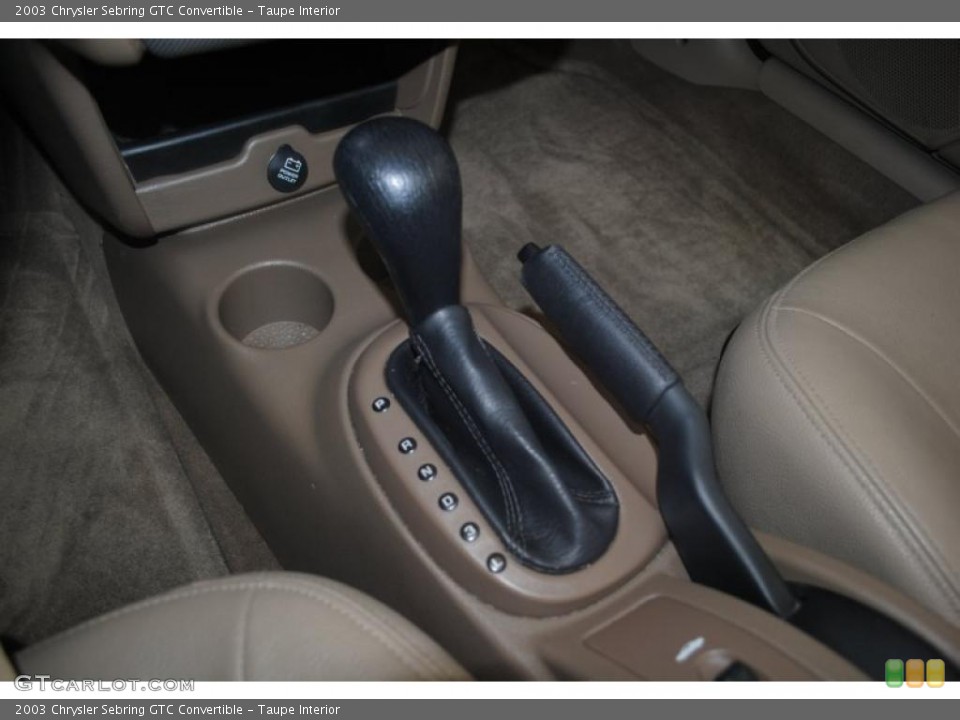 Taupe Interior Transmission for the 2003 Chrysler Sebring GTC Convertible #39289635