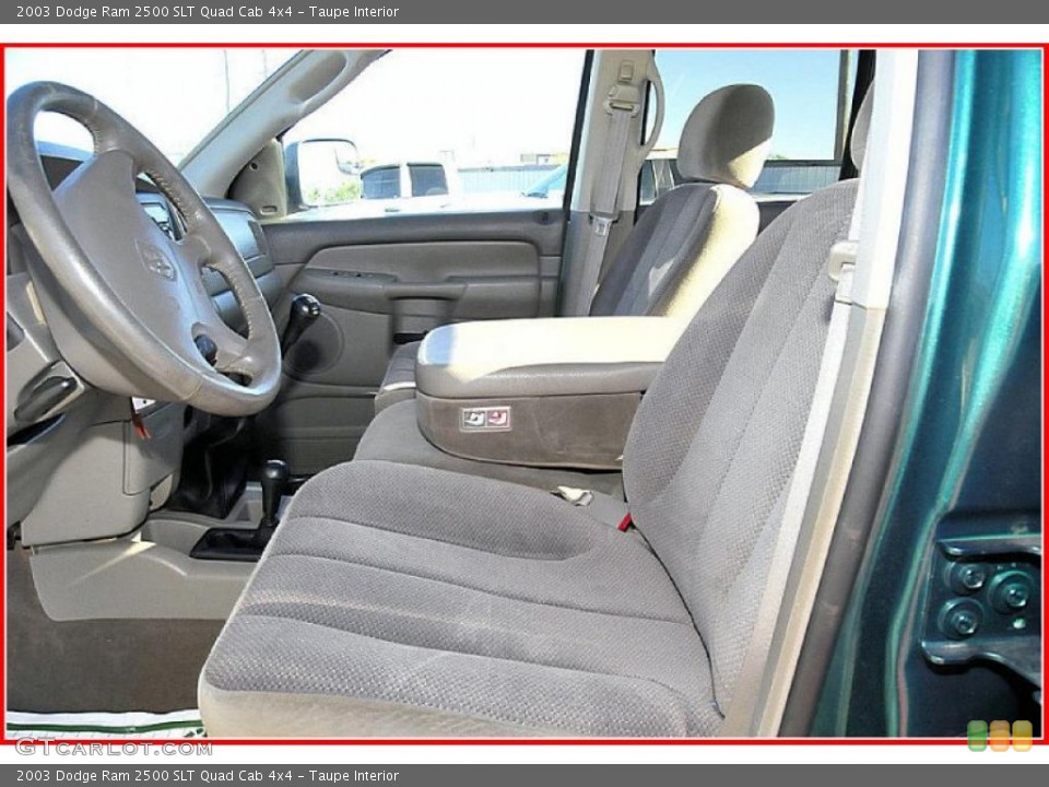 Taupe Interior Photo for the 2003 Dodge Ram 2500 SLT Quad Cab 4x4 #39289866