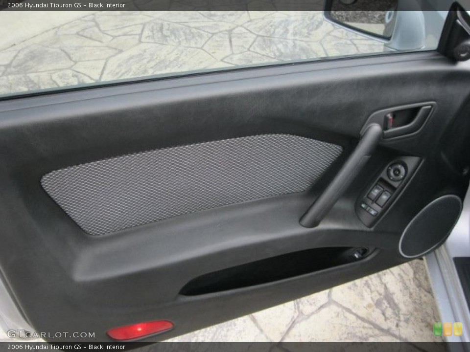 Black Interior Door Panel for the 2006 Hyundai Tiburon GS #39289915