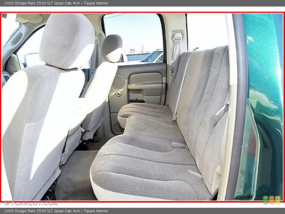 Taupe Interior Photo for the 2003 Dodge Ram 2500 SLT Quad Cab 4x4 #39289927