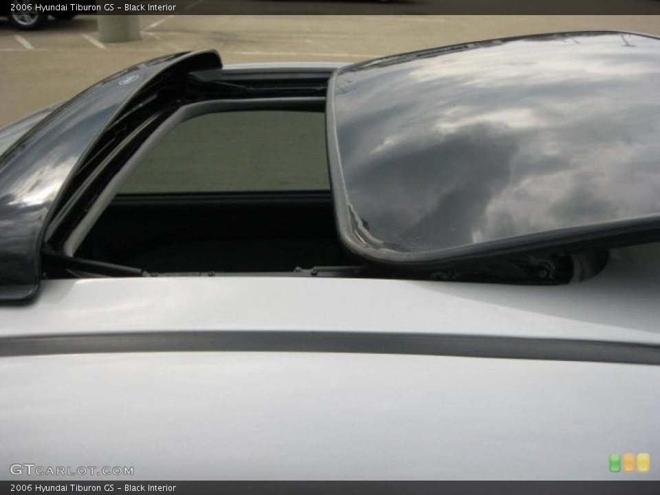 Black Interior Sunroof for the 2006 Hyundai Tiburon GS #39289979