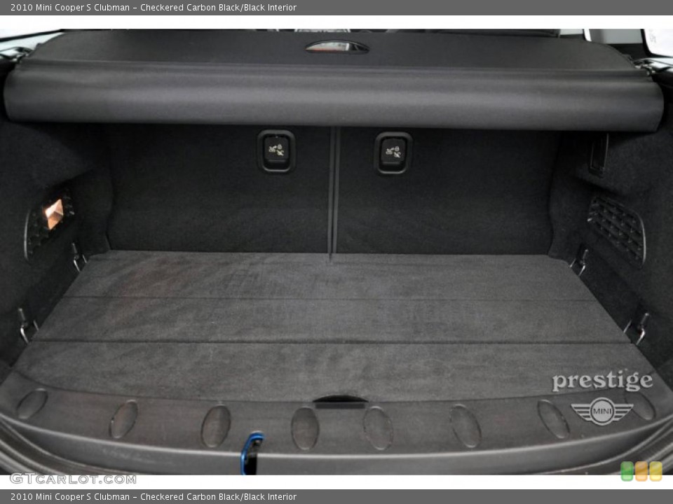Checkered Carbon Black/Black Interior Trunk for the 2010 Mini Cooper S Clubman #39290127