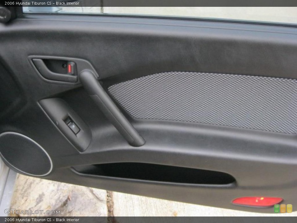 Black Interior Door Panel for the 2006 Hyundai Tiburon GS #39290131