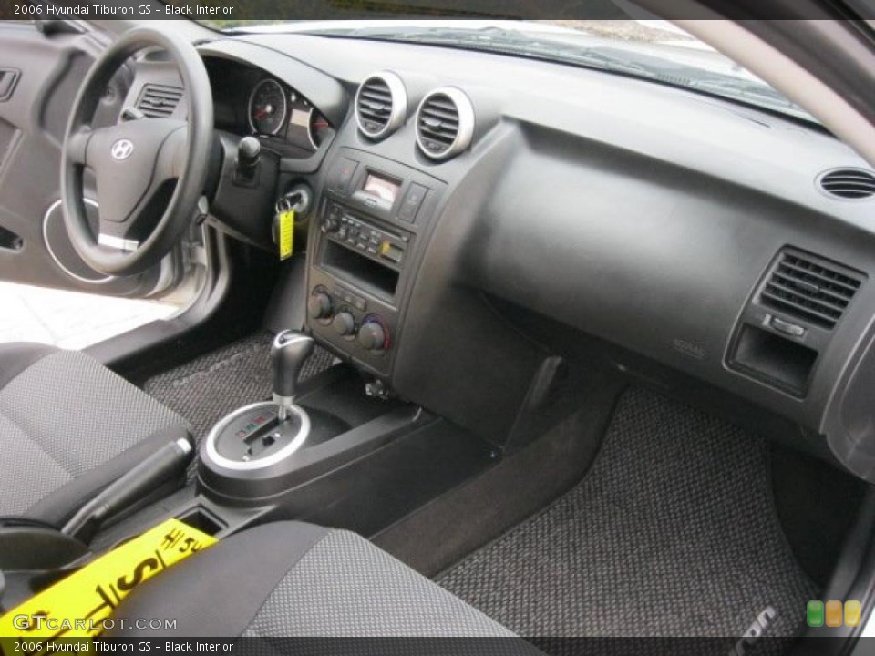 Black Interior Dashboard for the 2006 Hyundai Tiburon GS #39290147