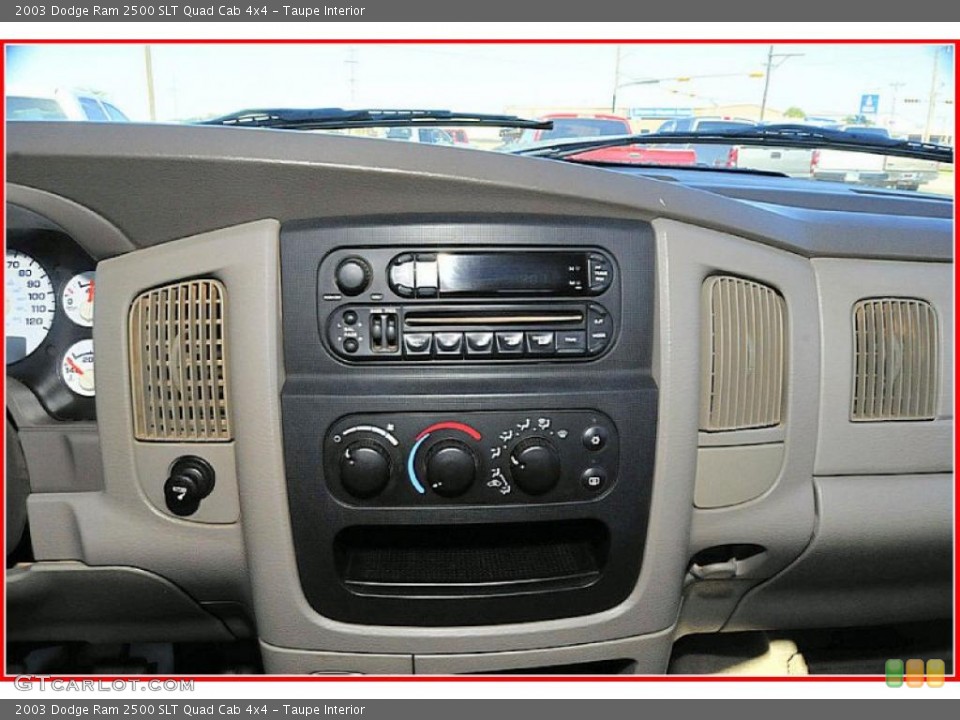 Taupe Interior Controls for the 2003 Dodge Ram 2500 SLT Quad Cab 4x4 #39290155