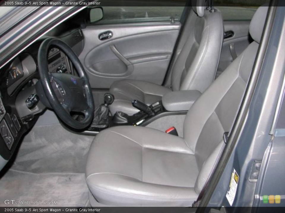 Granite Gray Interior Photo for the 2005 Saab 9-5 Arc Sport Wagon #39290915