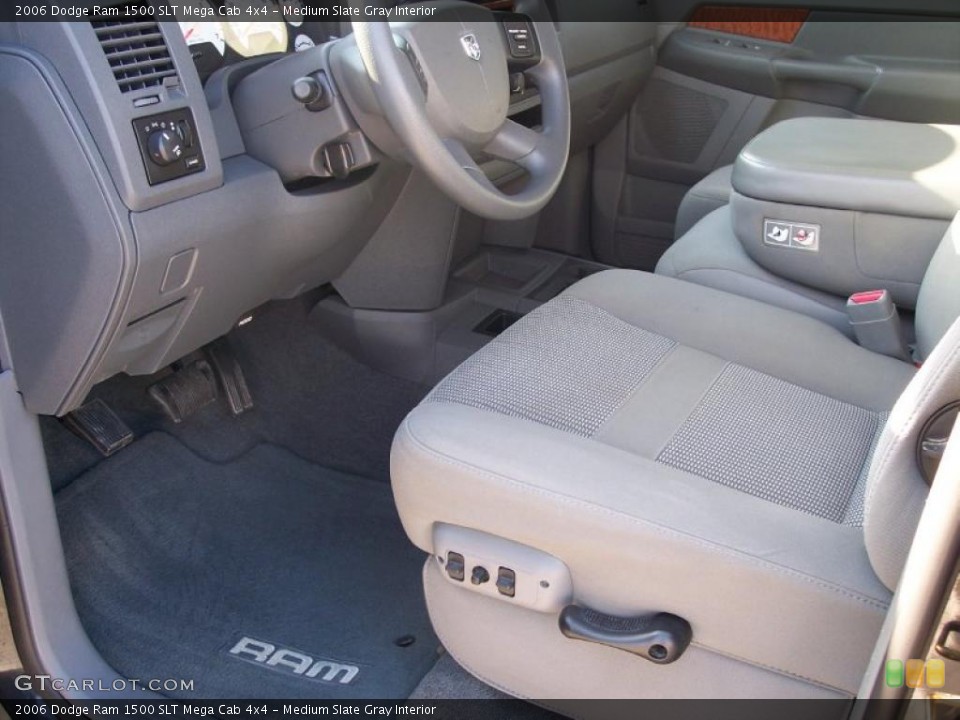 Medium Slate Gray Interior Photo for the 2006 Dodge Ram 1500 SLT Mega Cab 4x4 #39291463