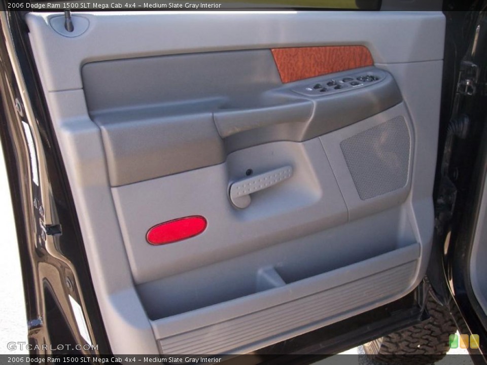 Medium Slate Gray Interior Door Panel for the 2006 Dodge Ram 1500 SLT Mega Cab 4x4 #39291659