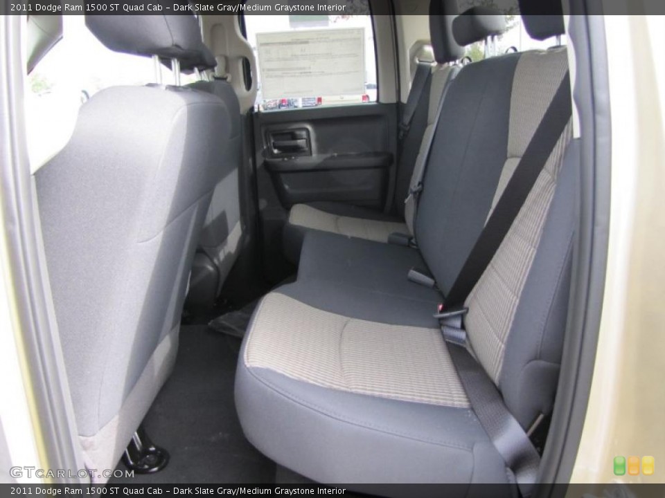 Dark Slate Gray/Medium Graystone Interior Photo for the 2011 Dodge Ram 1500 ST Quad Cab #39291879