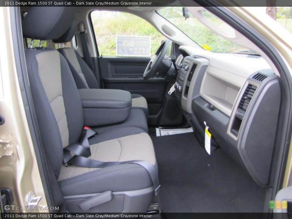 Dark Slate Gray/Medium Graystone Interior Photo for the 2011 Dodge Ram 1500 ST Quad Cab #39291891