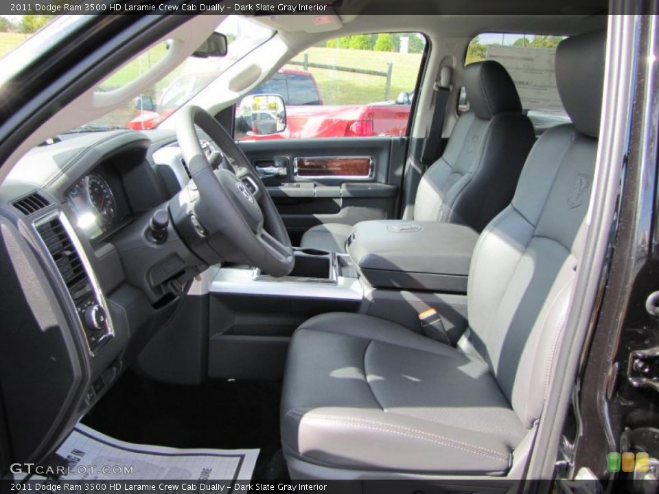 Dark Slate Gray Interior Photo for the 2011 Dodge Ram 3500 HD Laramie Crew Cab Dually #39294183