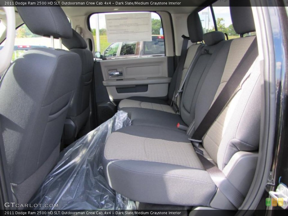 Dark Slate/Medium Graystone Interior Photo for the 2011 Dodge Ram 2500 HD SLT Outdoorsman Crew Cab 4x4 #39294447