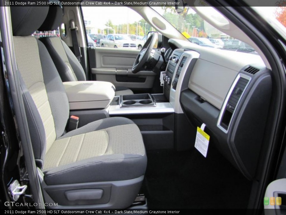 Dark Slate/Medium Graystone Interior Photo for the 2011 Dodge Ram 2500 HD SLT Outdoorsman Crew Cab 4x4 #39294495