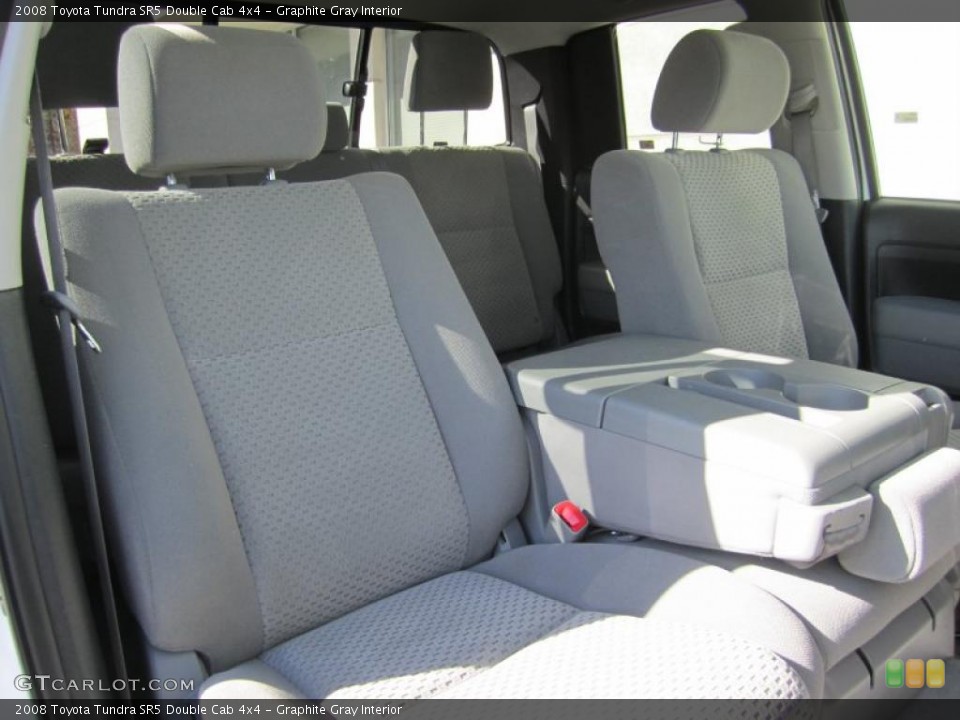 Graphite Gray Interior Photo for the 2008 Toyota Tundra SR5 Double Cab 4x4 #39294503