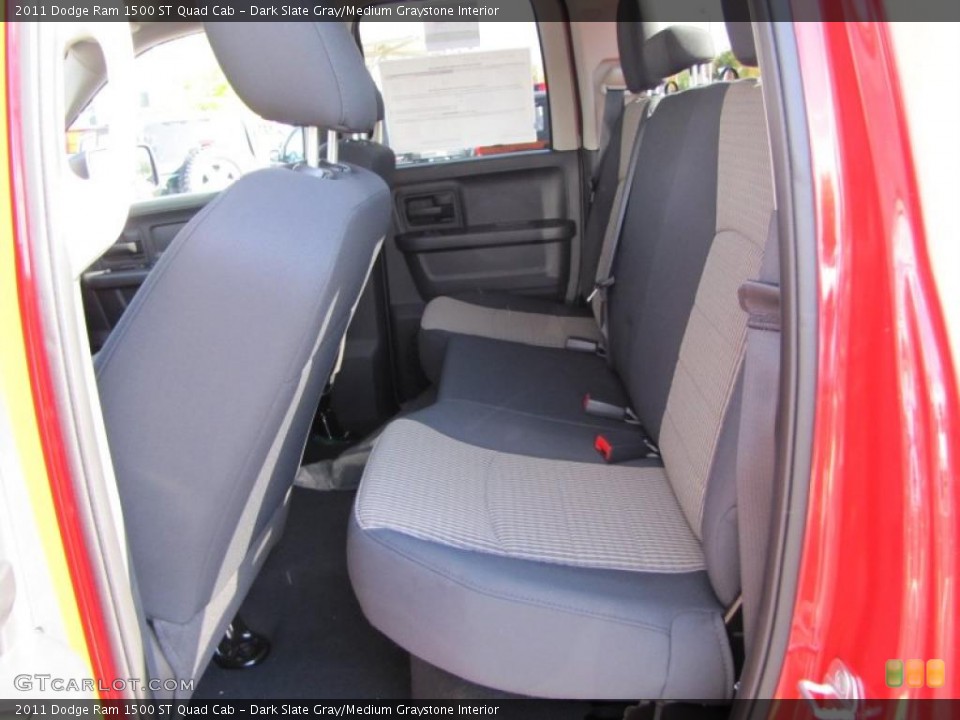 Dark Slate Gray/Medium Graystone Interior Photo for the 2011 Dodge Ram 1500 ST Quad Cab #39294691