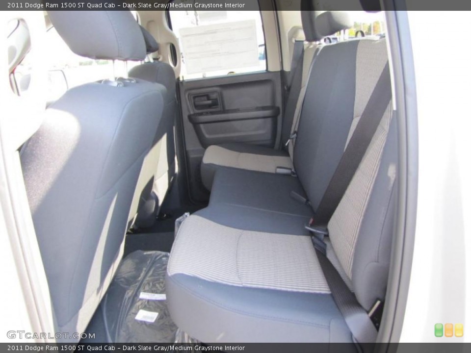 Dark Slate Gray/Medium Graystone Interior Photo for the 2011 Dodge Ram 1500 ST Quad Cab #39295391