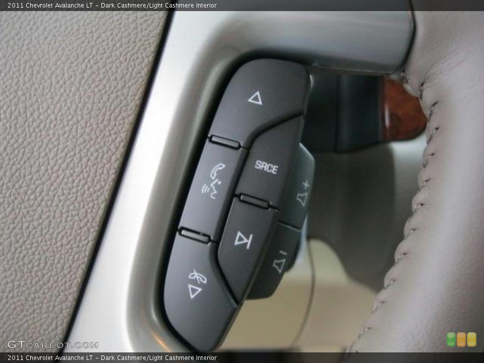 Dark Cashmere/Light Cashmere Interior Controls for the 2011 Chevrolet Avalanche LT #39295571