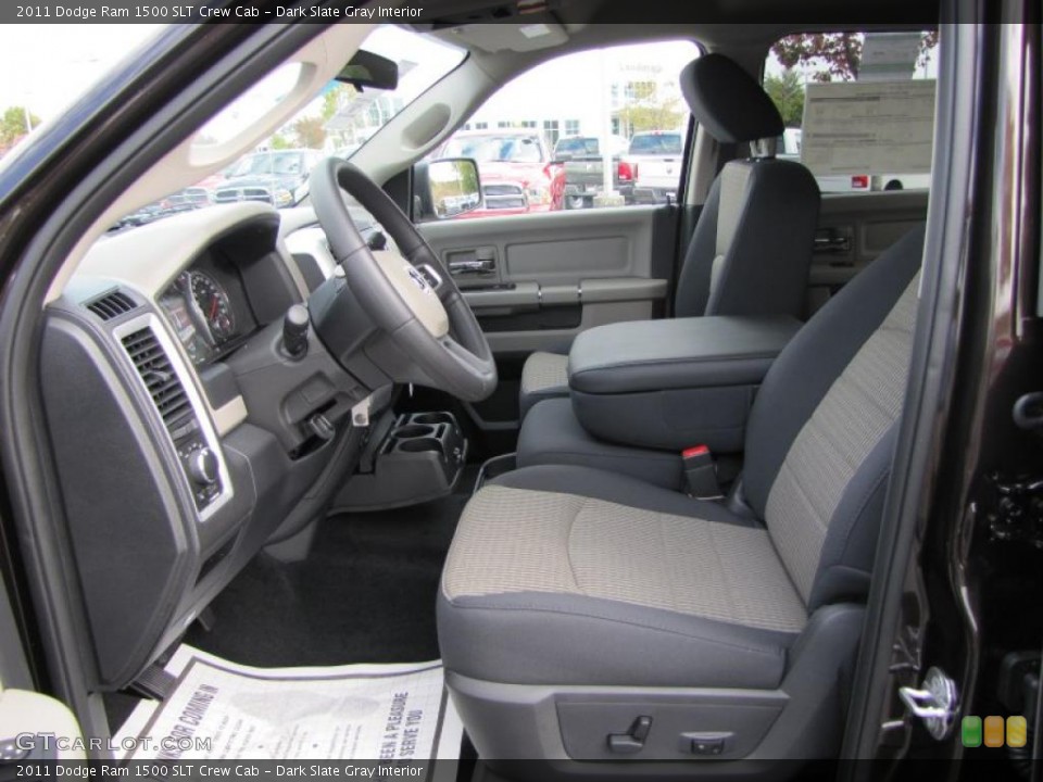 Dark Slate Gray Interior Photo for the 2011 Dodge Ram 1500 SLT Crew Cab #39295583