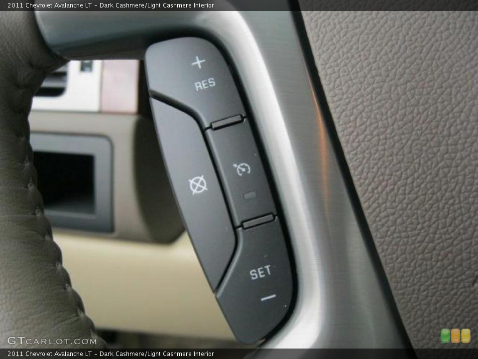 Dark Cashmere/Light Cashmere Interior Controls for the 2011 Chevrolet Avalanche LT #39295587