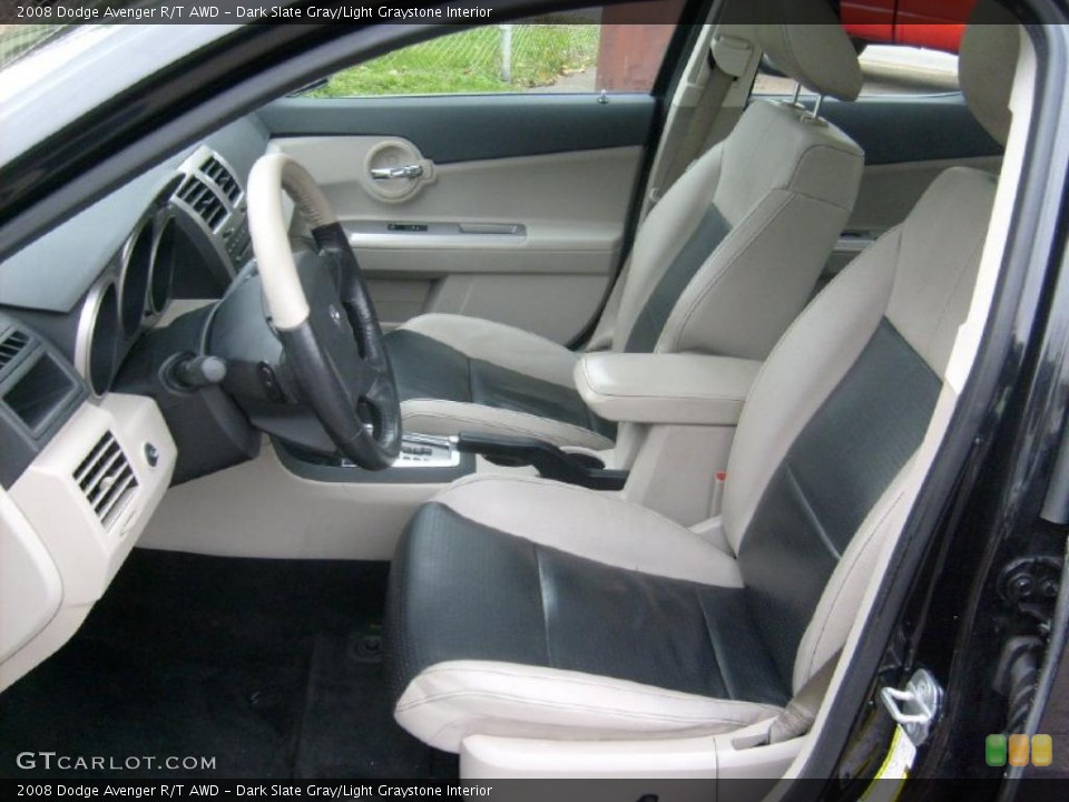 Dark Slate Gray/Light Graystone Interior Photo for the 2008 Dodge Avenger R/T AWD #39295819