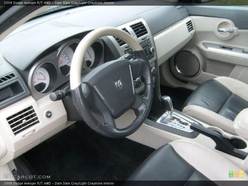 Dark Slate Gray/Light Graystone Interior Prime Interior for the 2008 Dodge Avenger R/T AWD #39295843