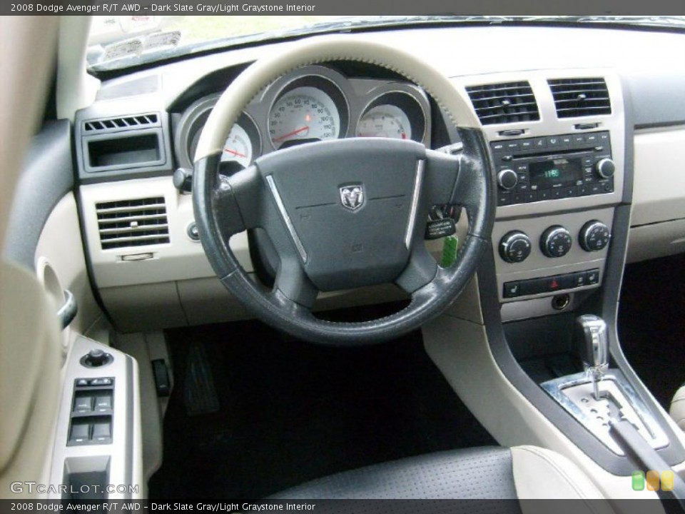 Dark Slate Gray/Light Graystone Interior Dashboard for the 2008 Dodge Avenger R/T AWD #39295903