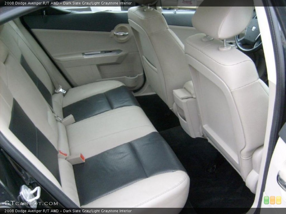 Dark Slate Gray/Light Graystone Interior Photo for the 2008 Dodge Avenger R/T AWD #39295955
