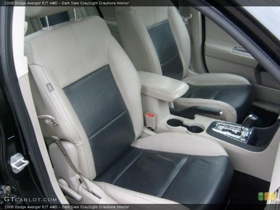 Dark Slate Gray/Light Graystone Interior Photo for the 2008 Dodge Avenger R/T AWD #39296003