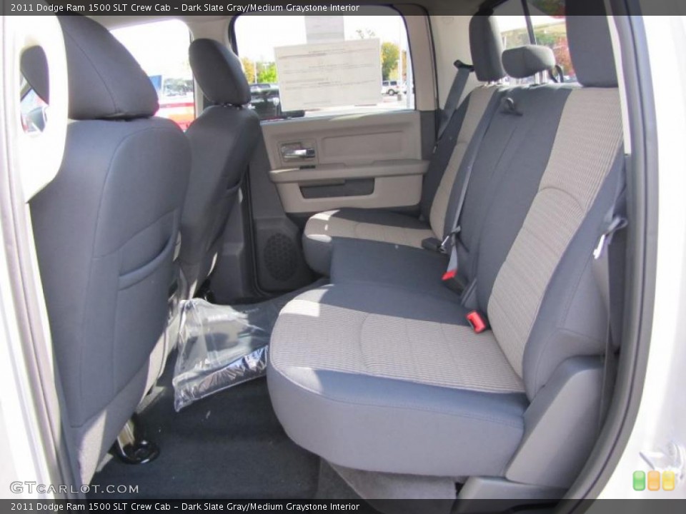 Dark Slate Gray/Medium Graystone Interior Photo for the 2011 Dodge Ram 1500 SLT Crew Cab #39296071