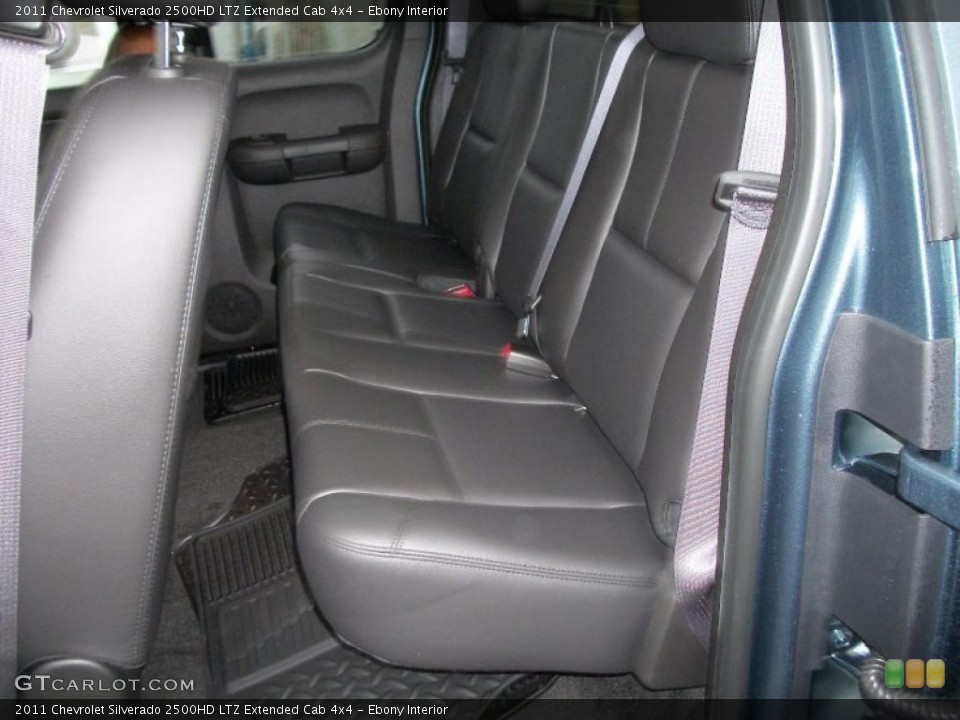 Ebony Interior Photo for the 2011 Chevrolet Silverado 2500HD LTZ Extended Cab 4x4 #39296431