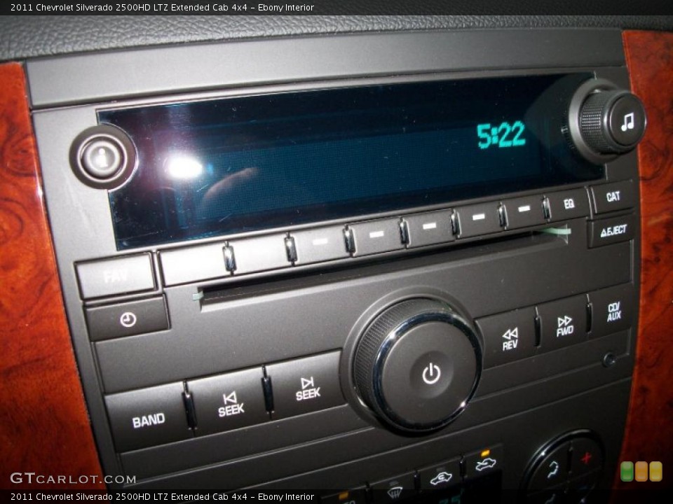 Ebony Interior Controls for the 2011 Chevrolet Silverado 2500HD LTZ Extended Cab 4x4 #39296595