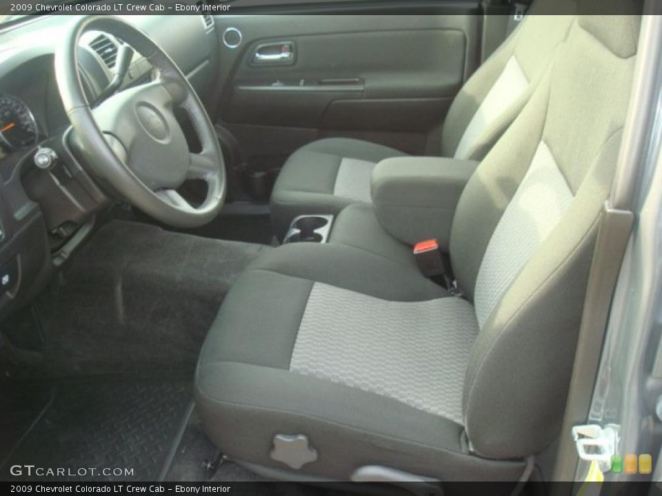 Ebony Interior Photo for the 2009 Chevrolet Colorado LT Crew Cab #39297663
