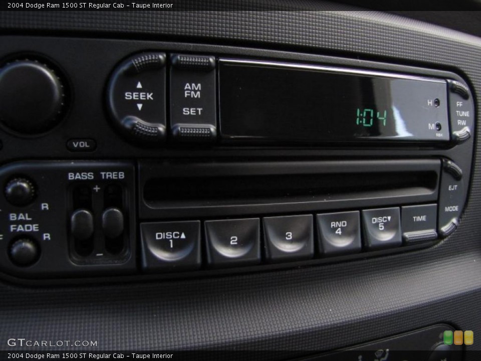 Taupe Interior Controls for the 2004 Dodge Ram 1500 ST Regular Cab #39297835