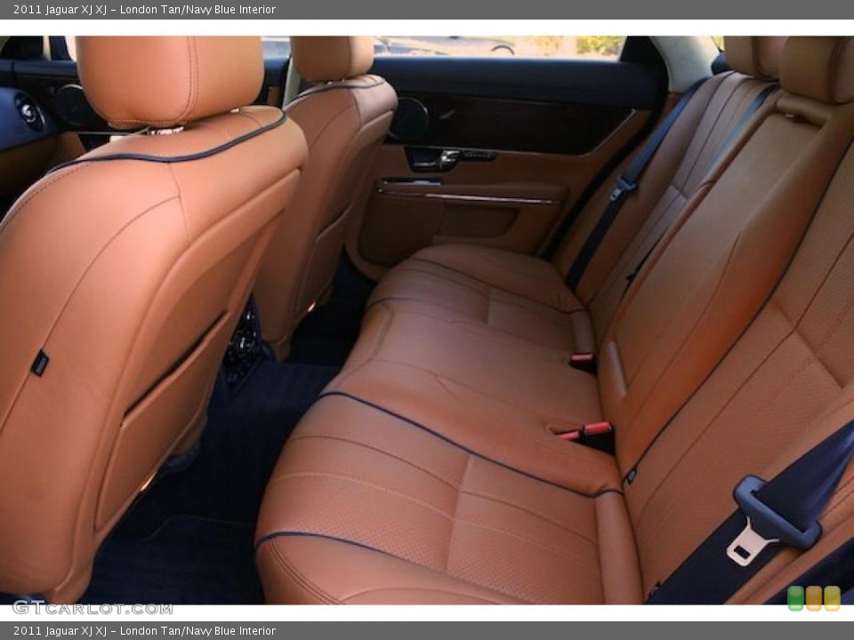 London Tan/Navy Blue Interior Photo for the 2011 Jaguar XJ XJ #39298452