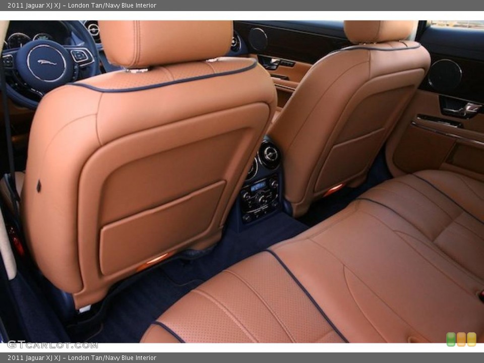 London Tan/Navy Blue Interior Photo for the 2011 Jaguar XJ XJ #39298593