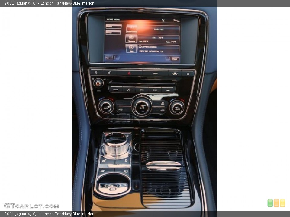 London Tan/Navy Blue Interior Controls for the 2011 Jaguar XJ XJ #39298609